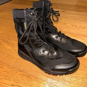 Never Worn Black Lace-Up Boots by W. Woodtomlinson